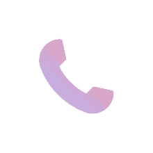 a purple phone icon with a white background