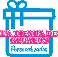 a logo for la tienda de regalos personalizados