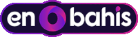 a logo for en o bahis with a purple and pink border