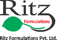 ritz formulations pvt. ltd. logo with green leaf