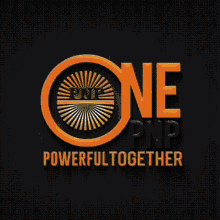 a logo that says one pnp powerful together on it