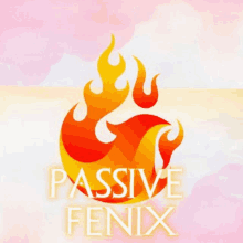 a logo for passive fenix shows a flaming bird