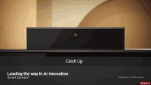 a catch up smart camera is displayed on a computer screen