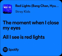 a spotify playlist for red lights bang chan hyu stray kids