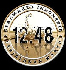 a logo for starmaker indonesia shows the time of 1:48