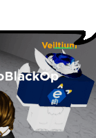 a cartoon character with the name veiltium on the top