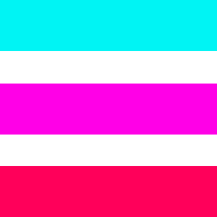 a blue , pink , and white striped background with three different shades of pink .