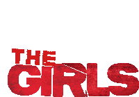 a poster for the movie the girls has the word girls cut in half