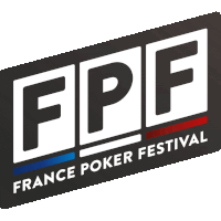 a logo for the france poker festival is shown