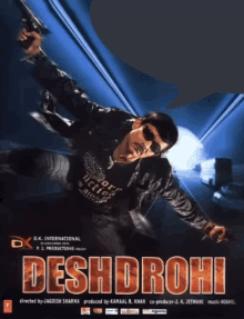 a poster for a movie called deshdrohi