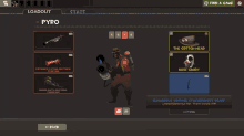 a screenshot of a video game that says pyro on the top left