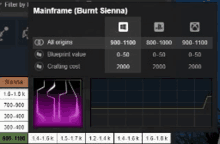 a screenshot of a game showing the mainframe burnt sienna