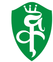 a green shield with a snake and a crown on top