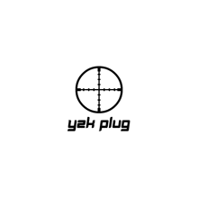 a black and white logo for a company called yakh plug