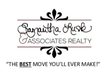 a logo for samantha rush associates realty says " the best move you 'll ever make ! "