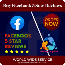 a poster that says buy facebook 5 star reviews world wide service