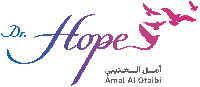 a logo for dr. hope shows birds flying in the air