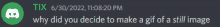 a screenshot of a discord message from tix