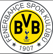 a logo for fenerbahce spor kulubu with tottenham hotspur 1907