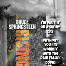 a poster for bruce springsteen 's i 'm waitin on a sunny day