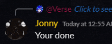 a screenshot of jonny today at 12:55 am