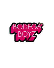 a logo for bodega boyz with a white background