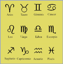 the signs of the zodiac are shown in spanish