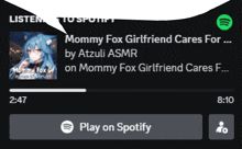 mommy fox girlfriend cares for by atzuli asmr is on spotify