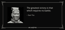 the greatest victory is that which requires no battle sun tzu