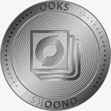 a silver coin that says ' ooks sioono ' on it