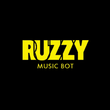 a logo for a music bot called ruffy