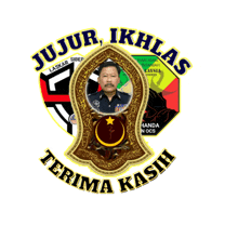 a logo for jujur ikhlas terima kasih has a picture of a man