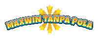 a logo that says maxwin tanpa pola with a yellow star