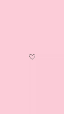 a small heart on a pink background