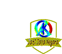 a logo for jati jaya negara with a peace sign on it