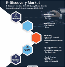 e-discovery market - global industry share growth competitive analysis and forecast , 2019-2025