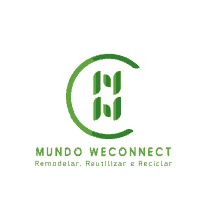 a logo for a company called mundo we connect