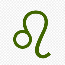 a green swirl with the letter l on it