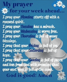 a prayer for your week starts off with a renewed spirit i pray your monday starts off with a renewed spirit