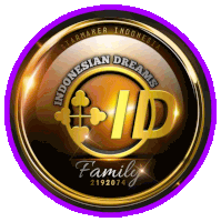 a logo for indonesian dreams family is displayed