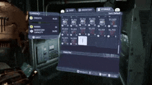 a screenshot of a video game shows the inventory and storage screens