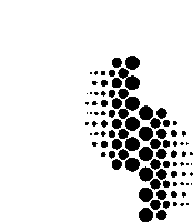 a black and white graphic with circles on a white background