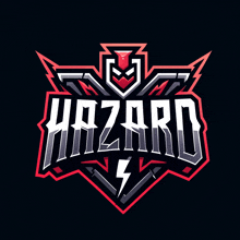 a logo for hazard with a lightning bolt in the center