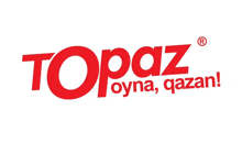 a logo for topaz says topaz oyna qazan