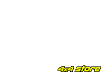 a white background with the words 4x4 store in yellow