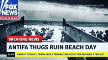 antifa thugs ruin beach day fox news channel breaking news