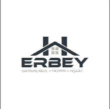 a logo for a company called erbey with a house on it