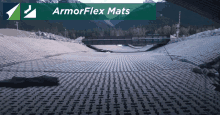 a picture of a bridge with the words armorflex mats on top