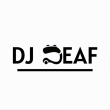 a dj deaf logo with a frog on it