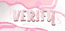 the word verify is on a piece of pink paper